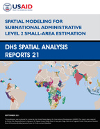 Cover of Spatial Modeling for Subnational Administrative Level 2 Small-Area Estimation (English)