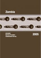 Cover of Zambia HIV SPA, 2005 - Final Report (English)