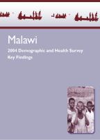 Cover of Malawi DHS, 2004 - Key Findings (English)