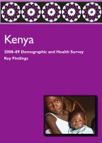 Cover of Kenya DHS, 2008-09 - Key Findings (English)
