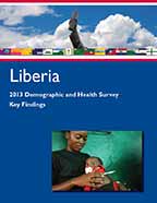 Cover of Liberia DHS, 2013 - Key Findings (English)