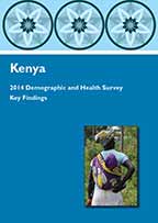 Cover of Kenya DHS, 2014 - Key Findings (English)