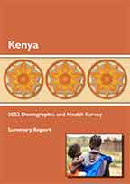 Cover of Kenya DHS, 2022 - Summary Report (English)