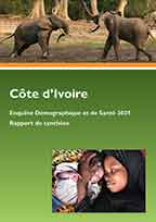 Cover of Cote d'Ivoire DHS, 2021 - Summary Report (French)