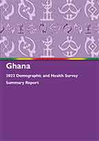 Cover of Ghana DHS, 2022 - Summary Report (English)