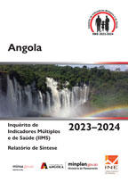 Cover of Angola DHS, 2023-24 - Summary Report (Portuguese)