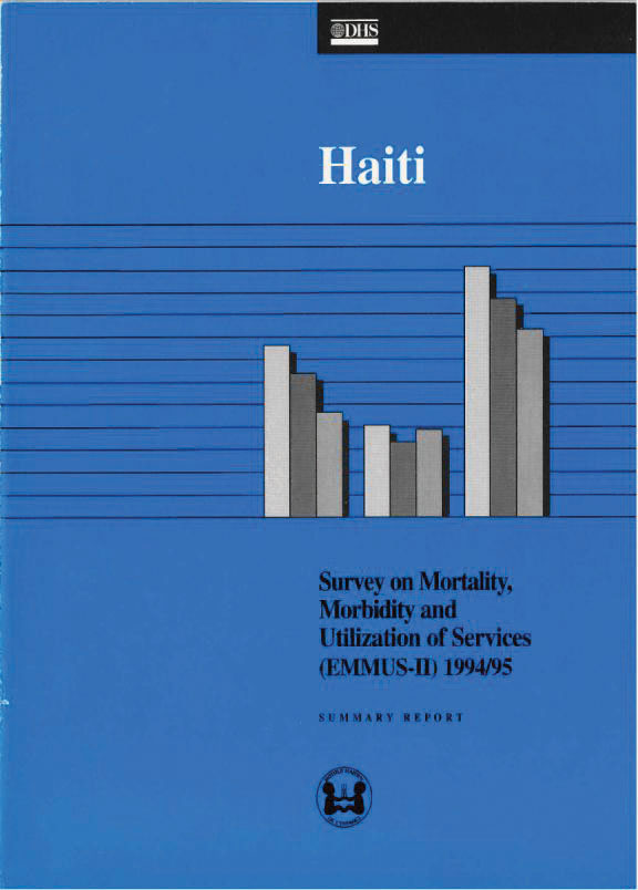 Cover of Haiti DHS, 1994-95 - Summary Report (English, French)