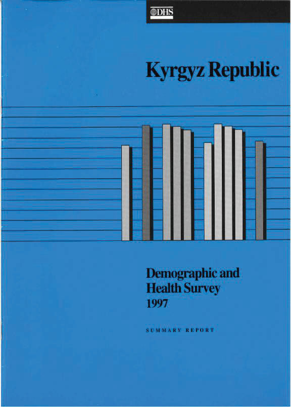 Cover of Kyrgyz Republic DHS, 1997 - Summary Report (English)