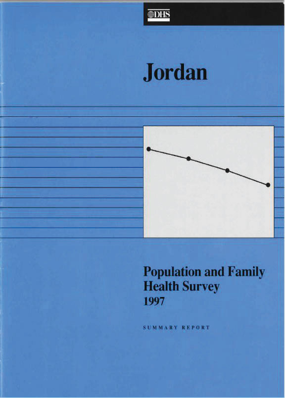 Cover of Jordan DHS, 1997 - Summary Report (English)