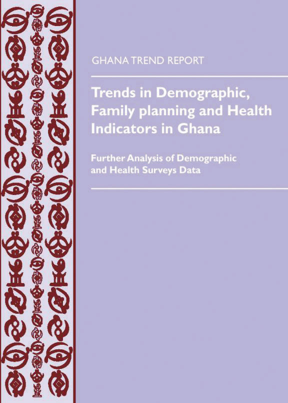 Cover of Trends in Demographic, Family planning and Health Indicators in Ghana 1960-2003 (English)