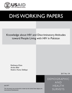 Cover of Knowledge about HIV and Discriminatory Attitudes toward People Living with HIV in Pakistan (English)