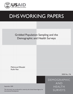 Cover of Gridded Population Sampling and the Demographic and Health Surveys (English)