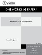 Cover of Measuring Youth Empowerment (English)