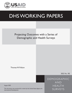 Cover of Projecting Outcomes with a Series of Demographic and Health Surveys (English)