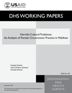 Cover of Harmful Cultural Traditions: An Analysis of Female Circumcision Practice in Maldives (English)
